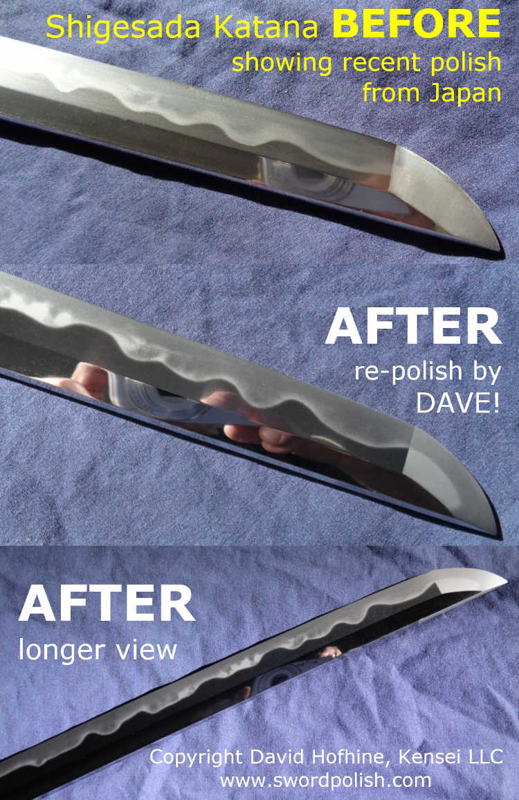 Japanese Sword Polishing David Hofhine Togishi
